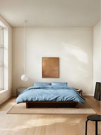 MARC O'POLO HOME | Satin-Bettwäsche SVEA 70x90cm/140x200cm Calm Blue | 